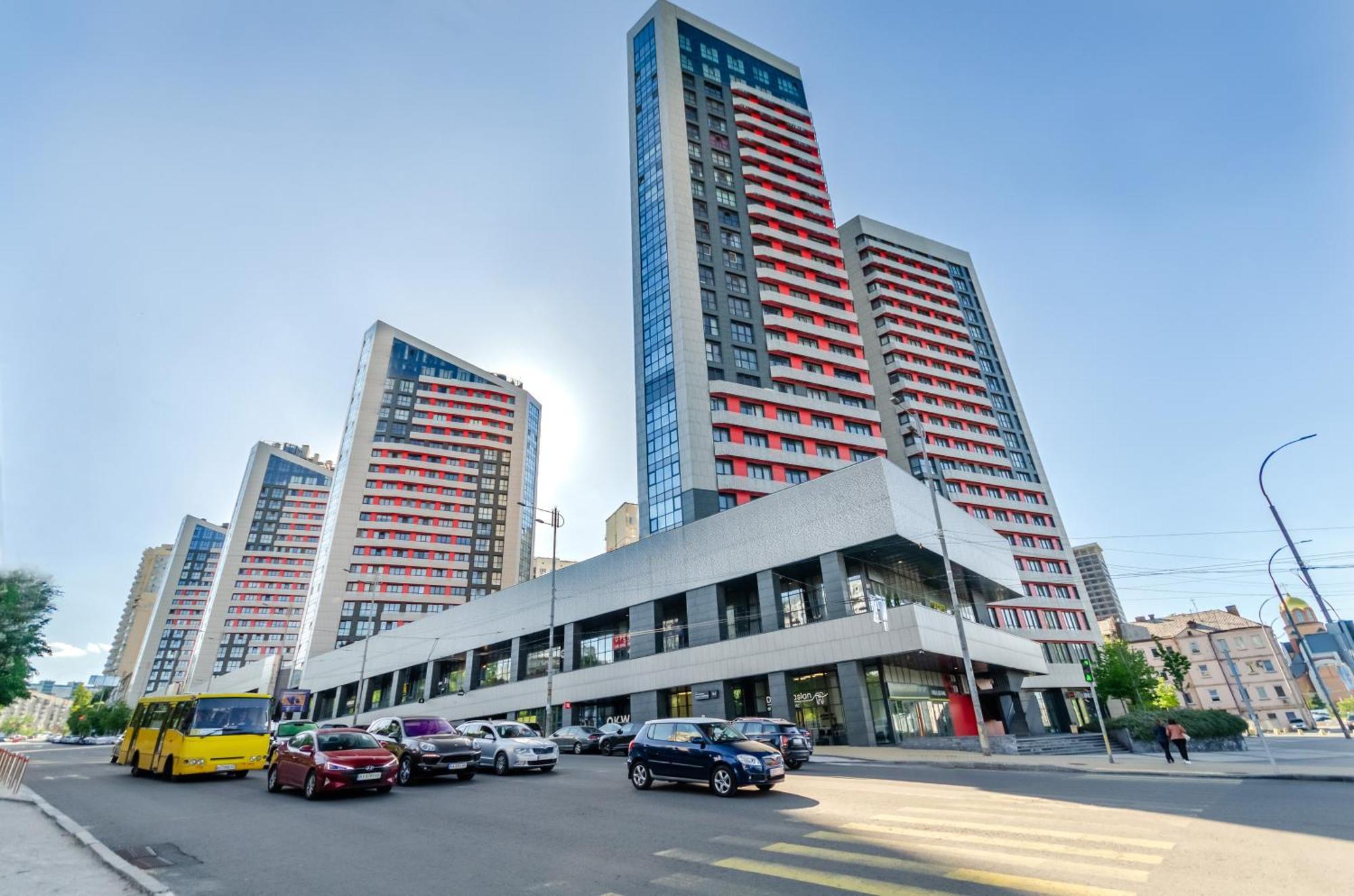 Petrovdom Apartments 199A-199B In Rc Kvartet, 16Г Vasyl Lypkivskyi Street كييف المظهر الخارجي الصورة